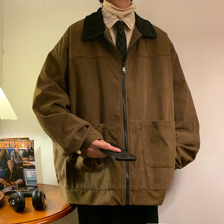 Men’s Corduroy-Collar Field Jacket