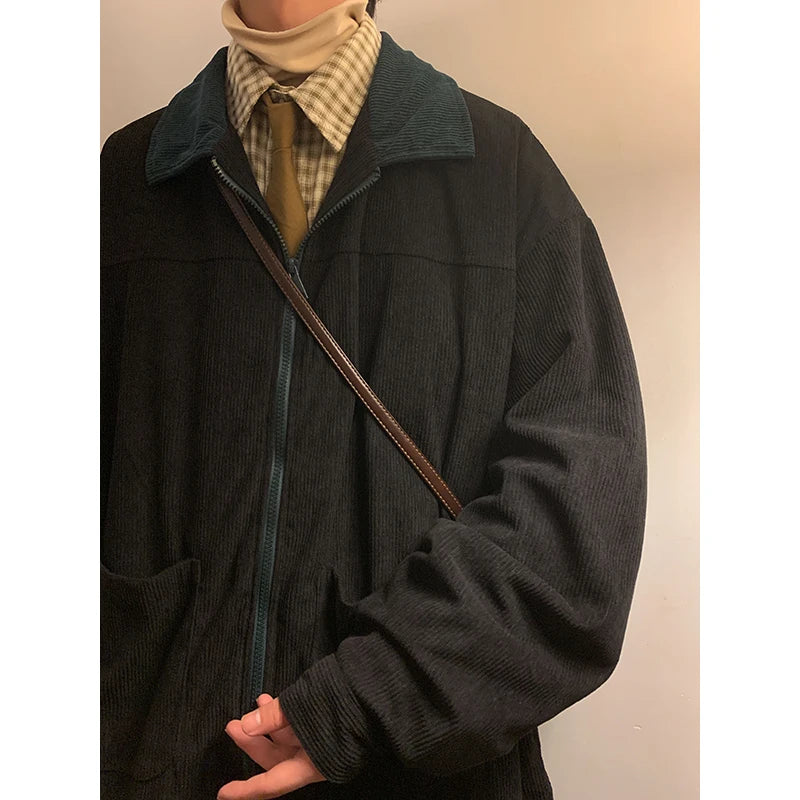 Men’s Corduroy-Collar Field Jacket