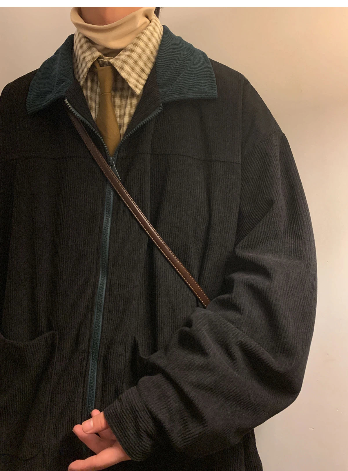 Men’s Corduroy-Collar Field Jacket