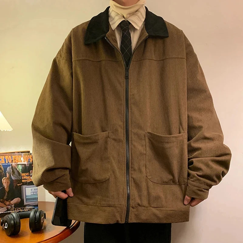Men’s Corduroy-Collar Field Jacket