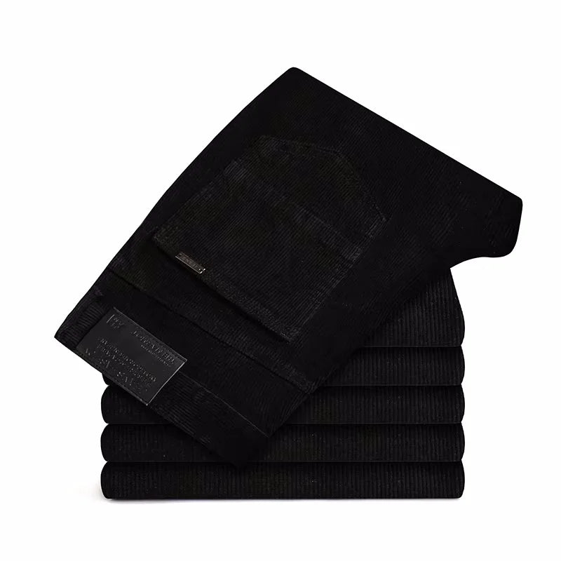 Men’s Straight-Leg Corduroy Trousers