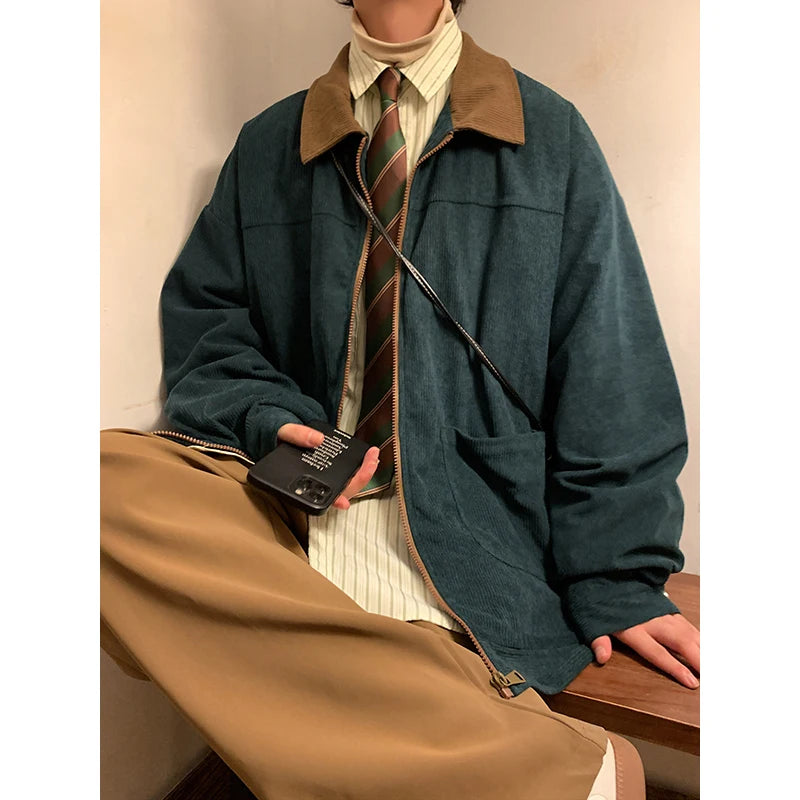 Men’s Corduroy-Collar Field Jacket