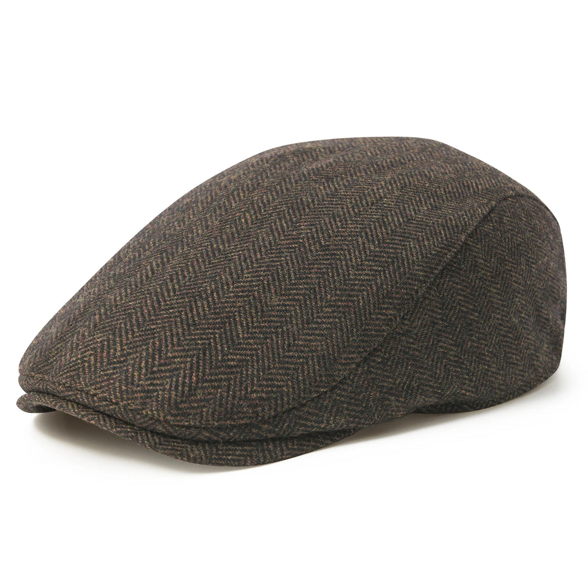 Men’s Herringbone Flat Cap