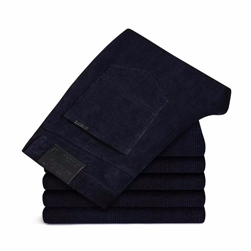 Men’s Straight-Leg Corduroy Trousers