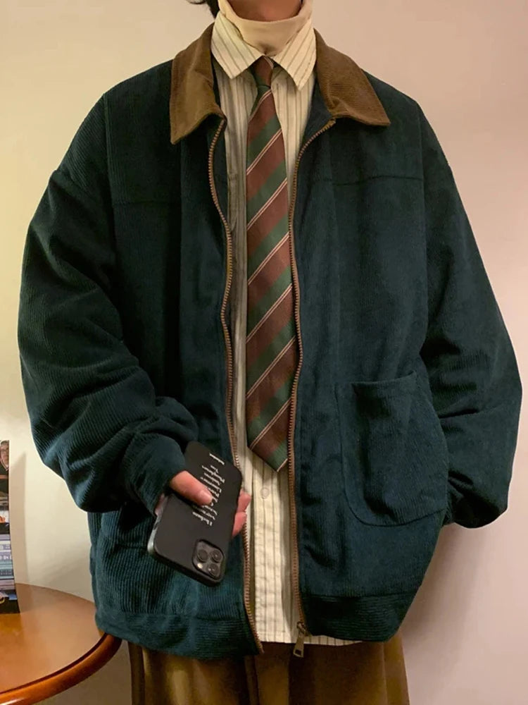 Men’s Corduroy-Collar Field Jacket